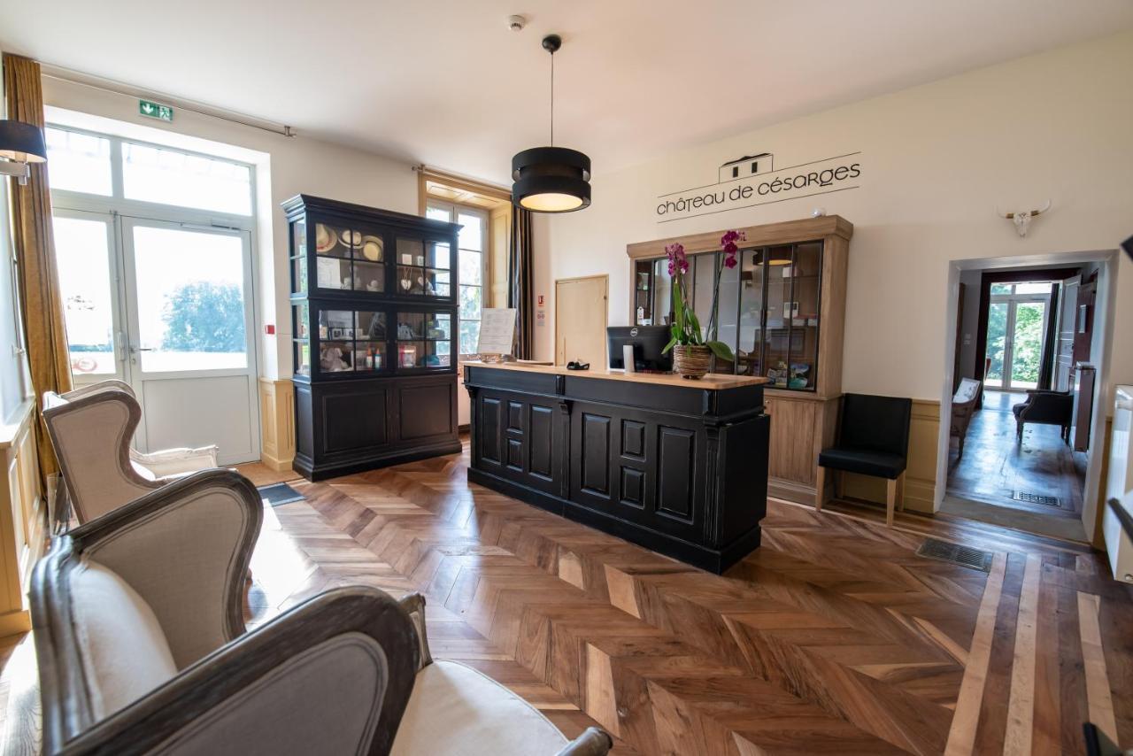 Hotel Le Chateau De Cesarges Maubec  Eksteriør billede